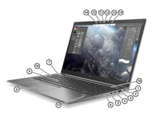 images (8) HP ZBook Firefly 14 G8 I7 11TH 16GB RAM SSD 512GB GPU NVIDIA T500 Krachtig Mobiel Workstation