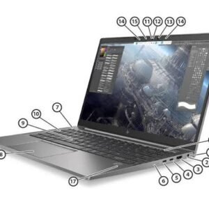 HP ZBook Firefly 14 G8 I7 11TH 16GB RAM SSD 512GB GPU NVIDIA T500 Krachtig Mobiel Workstation